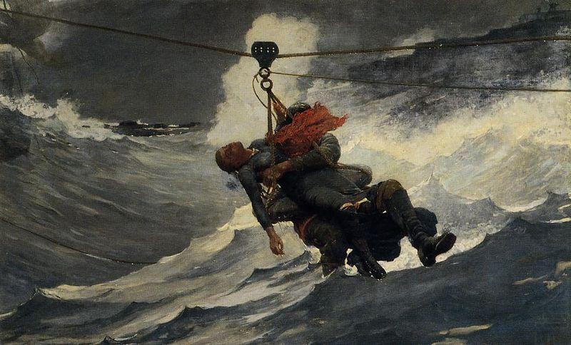 The Life Line, Winslow Homer